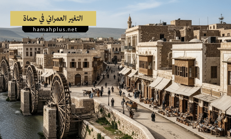 التغيرات العمرانية في حماة