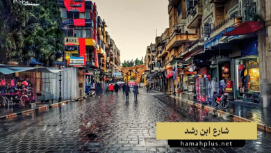 شارع ابن رشد بحماة