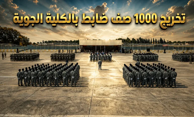 تخريج 1000 صف ضابط بالكلية الجوية في سوريا