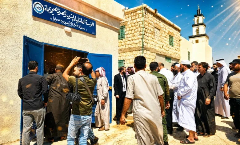 افتتاح محطة ضخ الأربعين