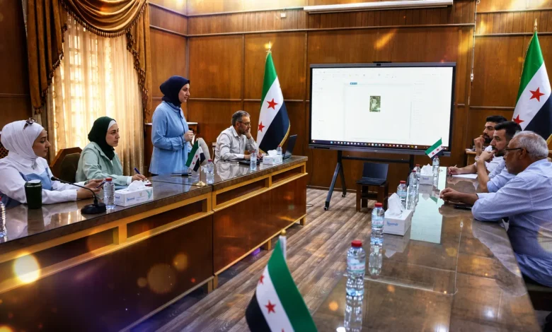 ترميم الأبنية في اللطامنة