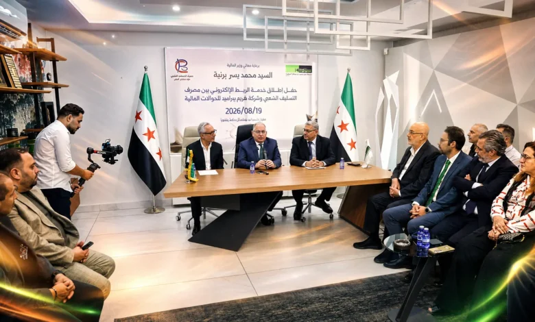 نقلة نوعية في الخدمات المالية: تفاصيل الربط الإلكتروني بين مصرف التسليف الشعبي وشركة هرم بيراميد