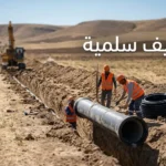 مشروع مد خطوط أنابيب مياه ريف سلمية لتأمين مياه الشرب لسبع قرى