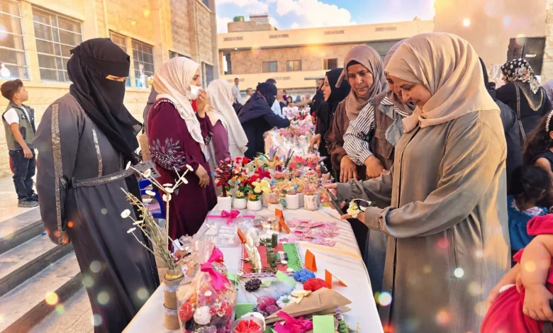 افتتاح بازار صيف النصر بكفرزيتا: خطوة لتمكين أسر ريف حماة