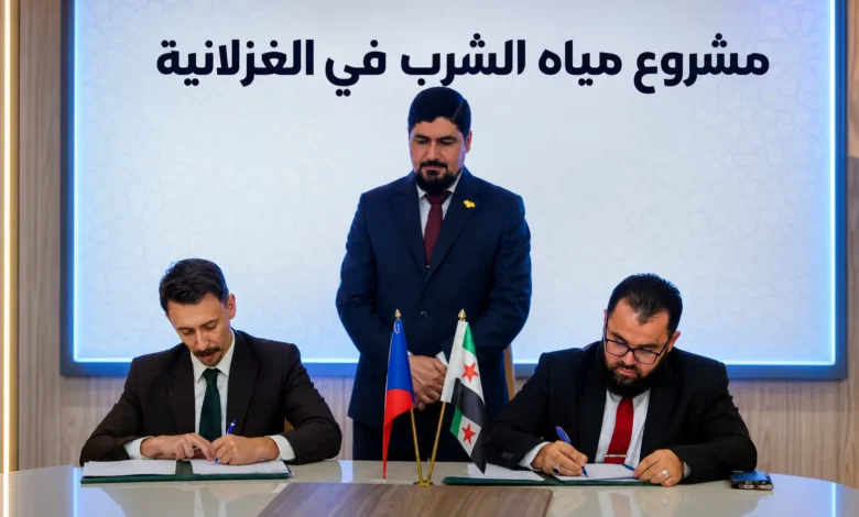 إنهاء أزمة المياه بالغزلانية: تفاصيل الاتفاقية السورية التشيكية لخدمة 40 ألف نسمة