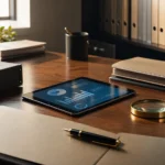 ملفات وتوثيق بيانات المفقودين في حماة على مكتب عمل حديث