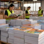 تأمين الكتب المدرسية وتوزيعها مجاناً على الطلاب في المدارس