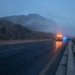 طريق دمشق حمص الدولي بريف دمشق بالقرب من قارة موقع استهداف أبو عبد الرحمن الليبي