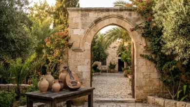 صورة تعبيرية ترمز إلى التراث المعماري والثقافي العريق والأصالة.
